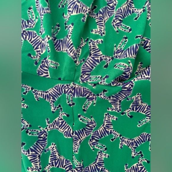 Lilly Pulitzer Winona Dress SZ S Everglades Green Heebee Zeebees - Picture 15 of 15
